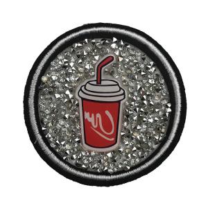Wholesale Fashion Design Coca Cola Patches , Round Custom Patches No Minimum from china suppliers
