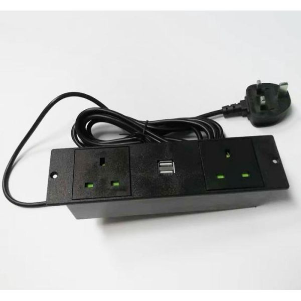 British standard multi-function power supply anti-electric shock safety door furniture power socket dual USB