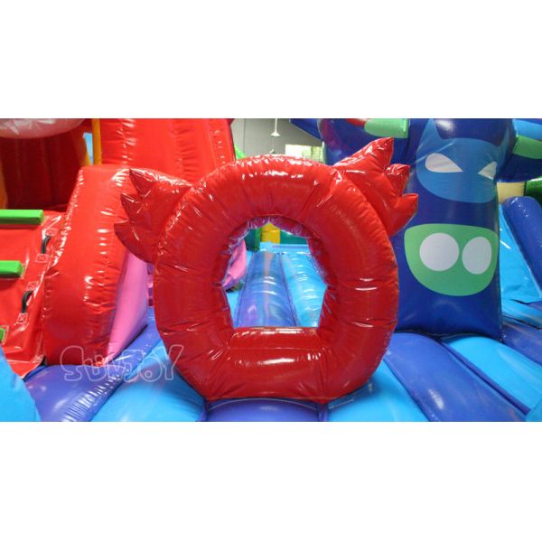 Pj Masks Inflatable Amusement Park Commercial Bouncy Castle