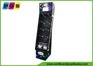 China Glossy Lamination Hook Display Stand , POP Merchandising Cardboard Stands Display For Blister Pack HD054 on sale