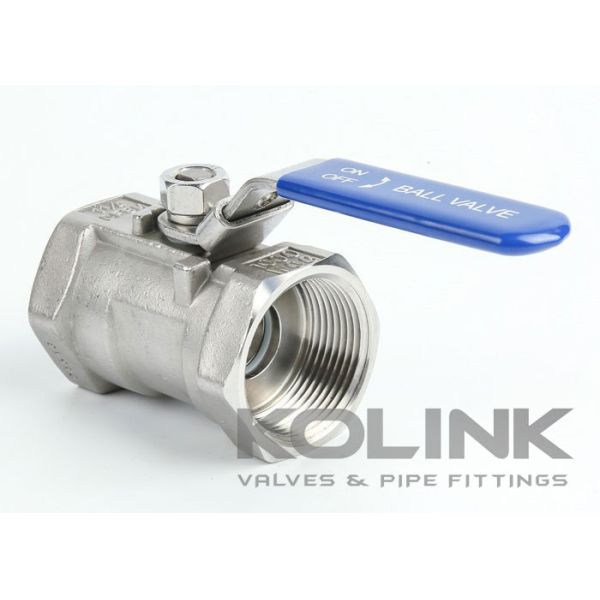 1-Piece Stainless Steel Ball Valve BSP NPT Reduced Bore 1000 WOG
