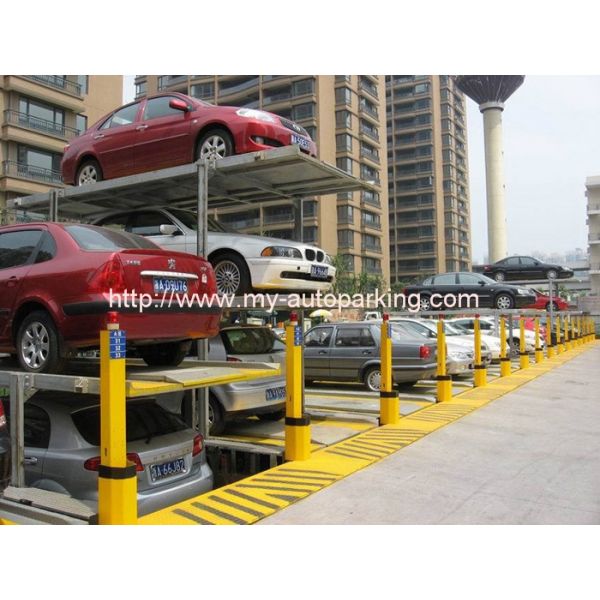 2-3 Levels Garage Car Stacking System Underground Car Parking Lift Pit Parking Mechanical