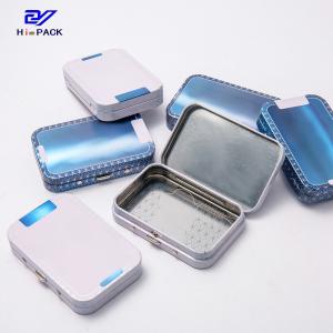 Childproof Rectangular Tin Box Custom Weed Packaging With Logo