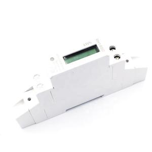 China DIN RAIL Single phase digital power meter kwh meter LCD Display on sale
