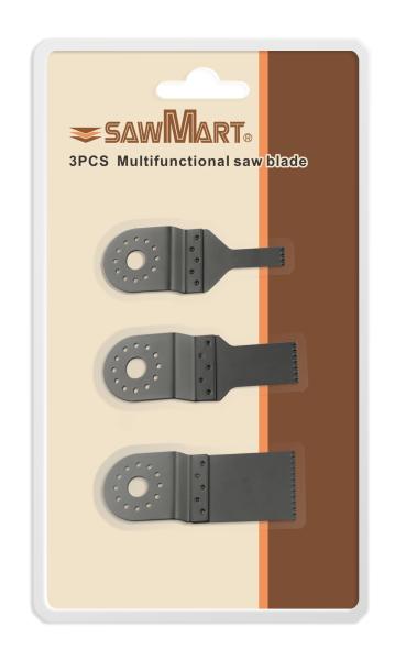 Quality 3pcs Oscillating Multi Tool Saw Blades Accessory Kit for sale