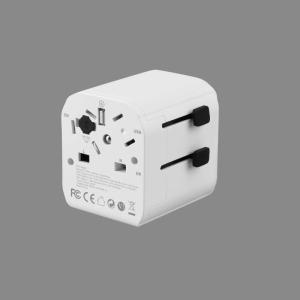 China Universal Travel Power Adapter Worldwide USB A USB C Wall Charger For USA EU UK on sale