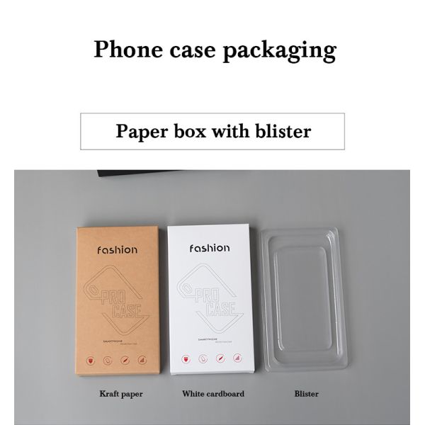 Rigid Rectangle custom phone case boxes Environment Friendly