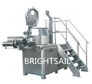 China Medical Wet 22kw Rapid Mixture Granulator With Conical Hopper Tank on sale