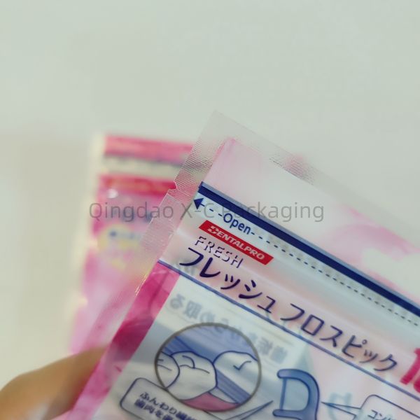 Laminated 3 Side Seal Bags Custom Low MOQ 3 Side Seal Flat Pouch Plastic Frozen Packaging Bag