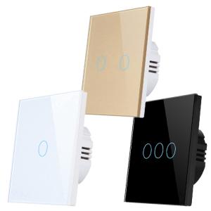 China 230V Smart Light On Off Wifi RoHS 2.4GHz 3 Gang Wifi Light Switch on sale
