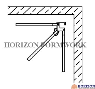 Concrete Slab Formwork Systems With Removable Folding Tripod H80