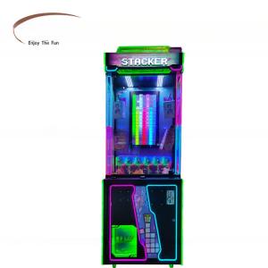 Wholesale Amusement Center Prize Game Machine Brick Stacker Arcade Vending Machine from china suppliers