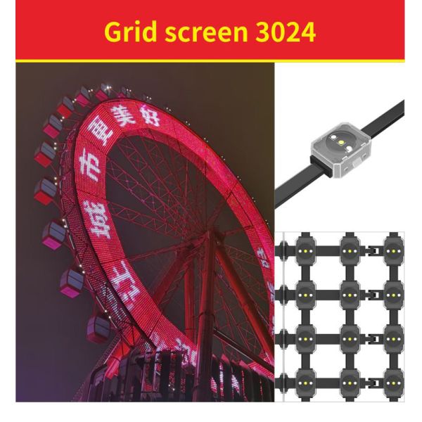 Ceiling Transparent LED Mesh Screen Media Facade P40 P50 P55 P80 P100 Pixel Dot