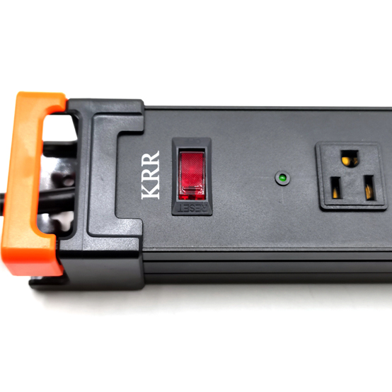 8 Outlet America Type PDU Extension Socket With Switch, 300 Joules Overload Protector