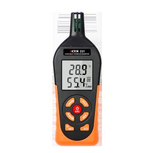 China VICTOR 231 Digital 4-digit LCD display Thermo-Hygrometer Temperature Humidity Meter -Range 25~75 Degree 0~99.9%RH on sale