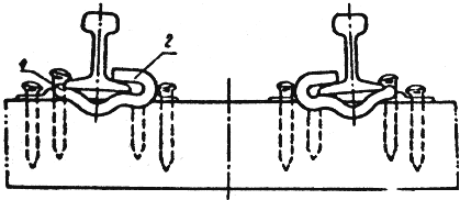 60Si2Mn Material Russian Rail Anchor P65 Anticreeper For Rail Fixation