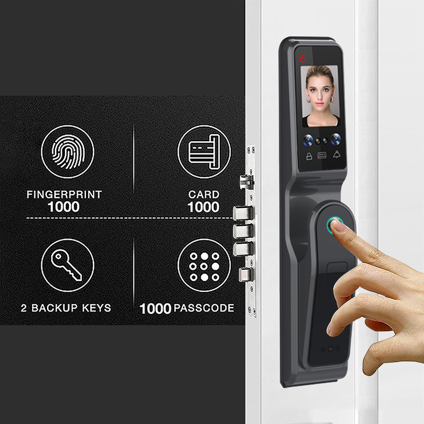 Digital Password Smart Door Lock Keyless Smart Lock With Tuya Wifi