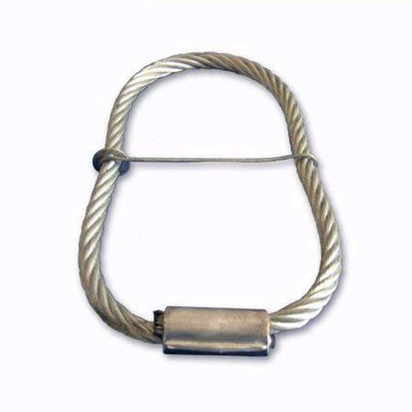 Galvanized Steel Wire Rope Sling with 8.0mm Diameter and 600mm Length for Precast Concrete Lifting