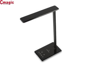 China Cmagic Qi Wireless Charging LED Desk Lamp , 4 Level Led Adjustable Desk Lamp Black Color on sale