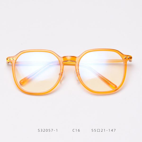 Korean TR90 Frame Optical Plain Lens Glasses Unisex Blue Light Blocking