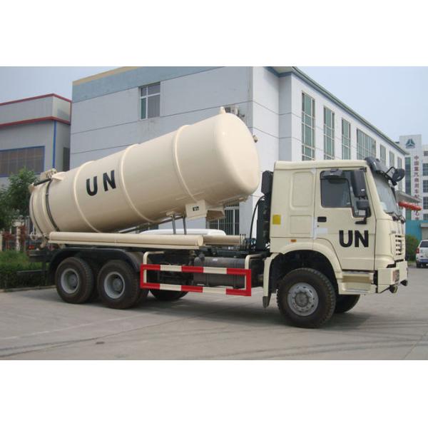 Sinotruk Howo7 16CBM Vacuum Pump Septic Tank Cleaning Truck Collecting Sewage Sludge