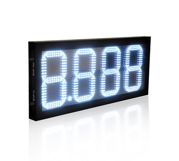 Quality Auto-Dimming Sensor Gas Station Sign LED Display Board with Brightness Control 24-inch for sale