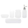 Buy cheap Glass Hotel Home Bath Countertop Set Sustainable Frosted White Vintage from wholesalers
