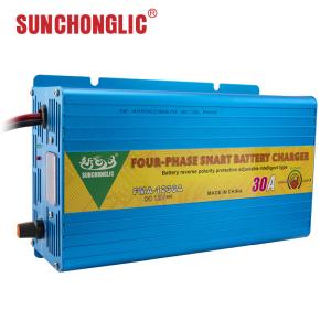 Wholesale Smart 30A 12 Volt Gel Battery Charger Four Step Lightweight Easy Connection from china suppliers