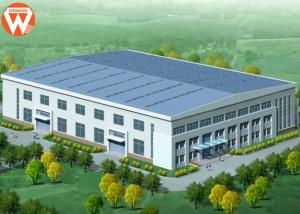 China Prefab Two Story Steel Structure Warehouse For Feed Mill Industry on sale