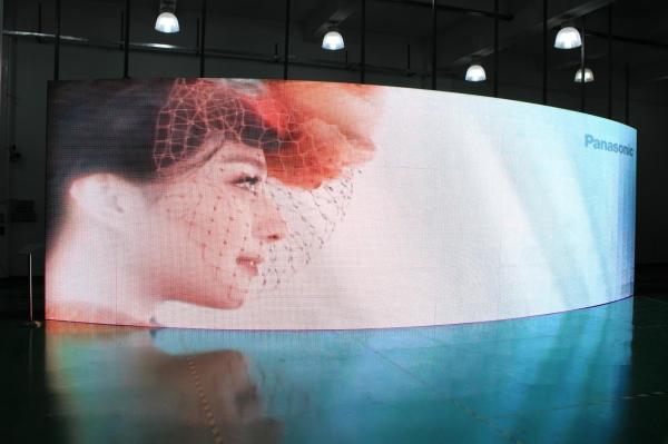 Quality IP65 Curved LED Display P10 , Indoor LED Display Board NATIONASTAR Constant Current for sale