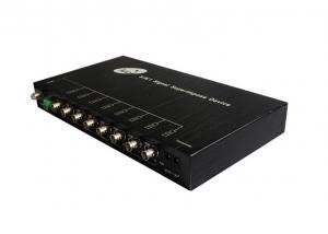China 8 BNC Ports 500m Analog Video Multiplexer With RS485 PTZ Data on sale
