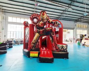 China Party Inflatable Bouncer Slide Super Hero Toddler Bouncy Castle on sale