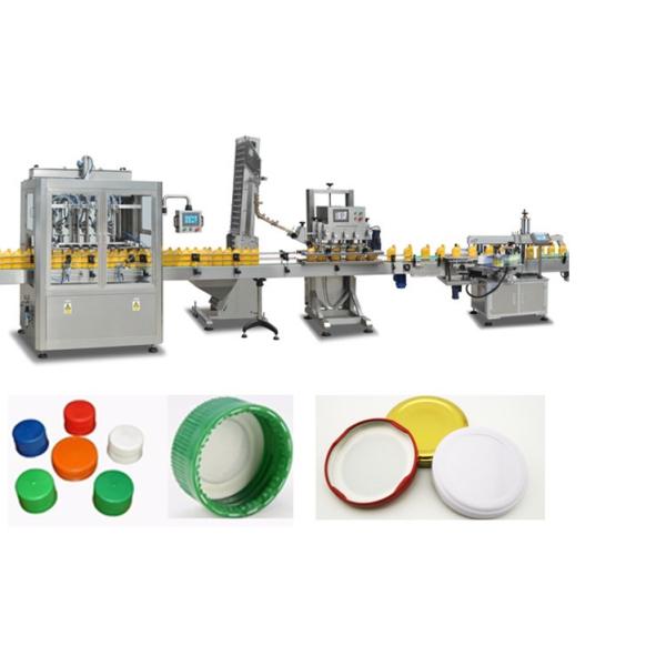 Flexible Automatic Cap Torque Machine 99% Screw Capping Locking