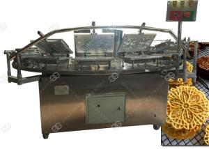 China Crispy Sunflower Cookies Snacks Making Machine Italy Electric Pizzelle Baker on sale
