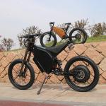 72v3000w Powerful Ebike Big Screen LCD Display With Lithium Battery