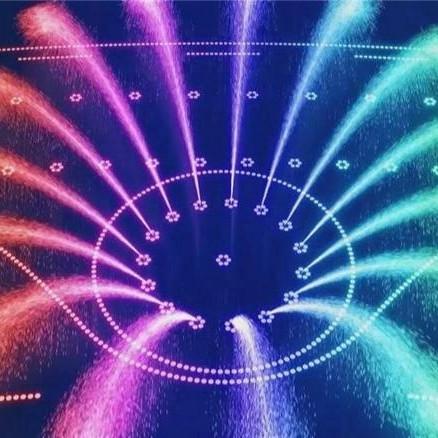 Quality Full Color Large Floating Lake Fountain LED Lights for sale