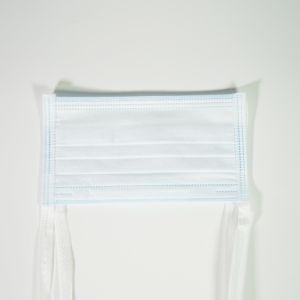 Fiberglass Free Triple Layer Flat Tie - On Face Mask