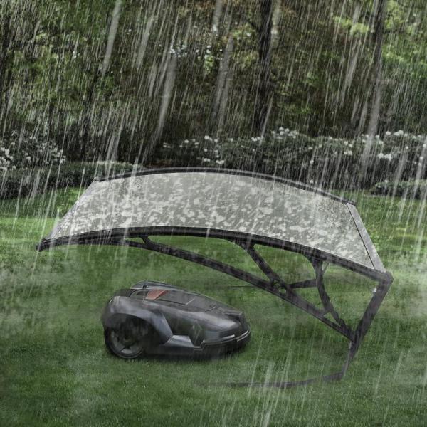 Stable Base PC Transparent 103cm Robot Mower Garage