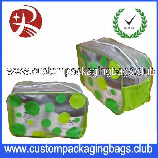 Quality Travel Beauty Cosmetic Custom Packaging Bags PVC / EVA Material Custome Size for sale