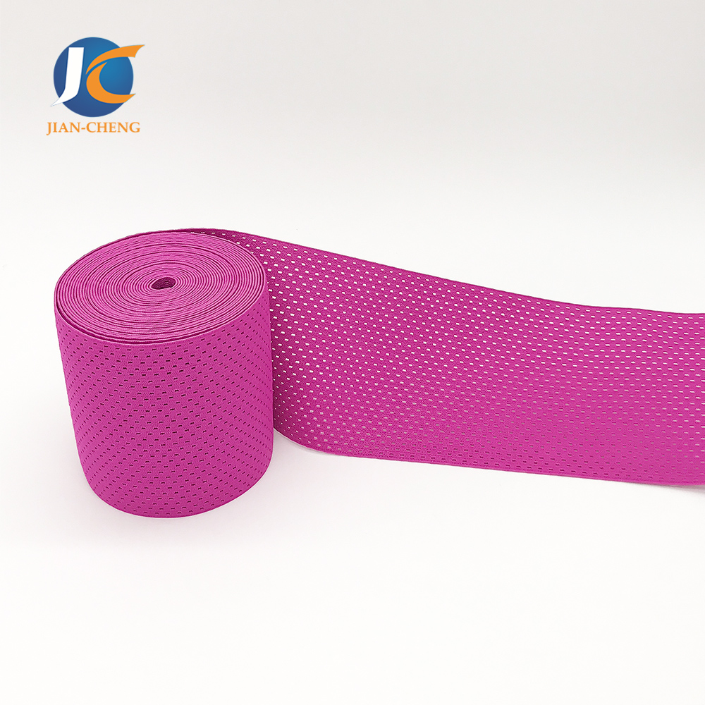 230mm High quality polyester mesh elastic band custom webbing for abdominal binder webbing