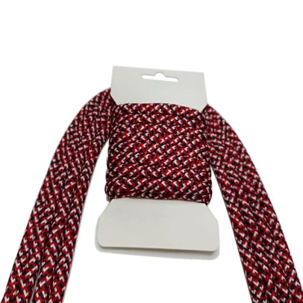 9mm Solid Braid Polyester Rope Red Polyester Rope High Tenacity