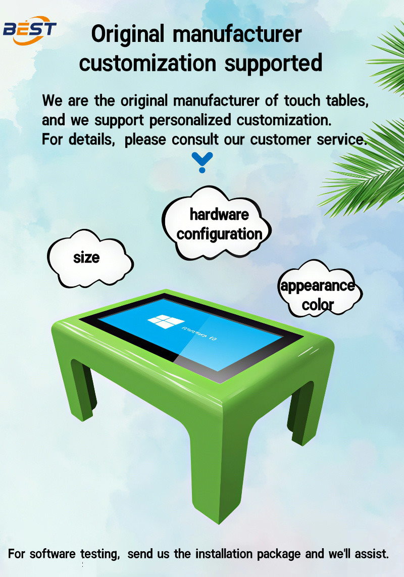 Digital Smart Touch Gaming Table with LCD Screen Multi-Touch Game Computer
