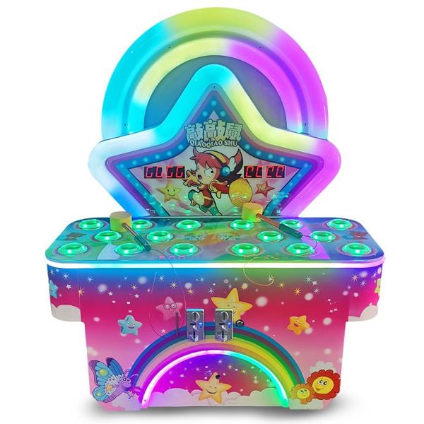 2 Players Hitting Hammer Arcade Machine Whack A Mole Hit Jump Mouse Amusement Machine Distributors