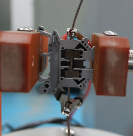 Max. 100A Switch Life Tester IEC 60884-1 Figure 12 Screwless Terminals Deflection And Voltage Drop Test Device