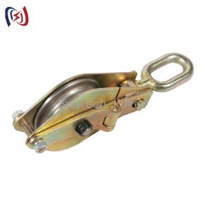 Wholesale 30KN 100KN Double Sheave Hoisting Tackle Conductor Stringing Tools from china suppliers