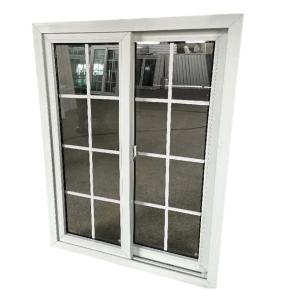 Wholesale Rectangular UPVC Frame Slide Window Simple Design Adjustable Light Control from china suppliers