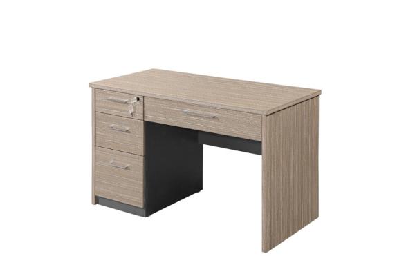 Quality ISO9001 Compliant Computer Desk With Drawers , Compact Computer Desk Smooth Edge for sale