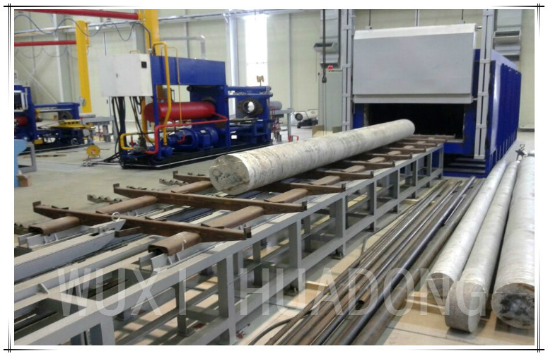 4KW Magnesium Alloy Automatic Vertical Continuous Casting Machine Screw Type For 250mm Rod