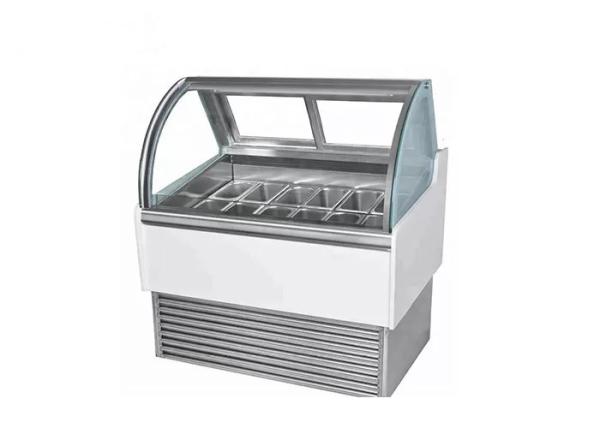 Quality -18 Centigrade 1000W Cake Counter Fridge For Ice Cream for sale