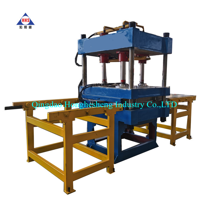 Crumb Rubber Tile Making Machine Interlocking With 50T Mold Closing Force